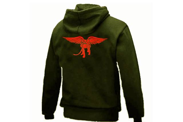 Israel Army Ops Golani Flying Tiger oolive hoodie